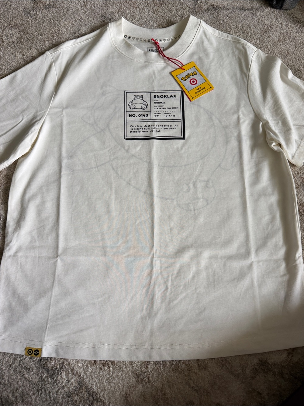 Snorlax Pokemon Target Graphic T-Shirt